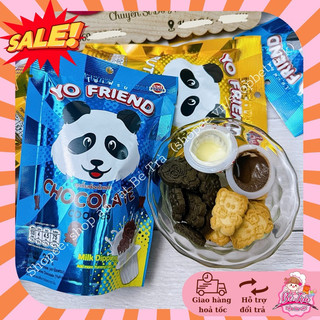 Bánh Gấu Thái Socola chấm kem sữa thơm