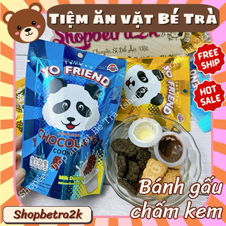 Bánh Gấu Thái Socola chấm kem sữa thơm