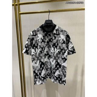  ÁO thun nam LV cổ tròn họa tiết tay ngắn phong cách trẻ trung chuẩn from 