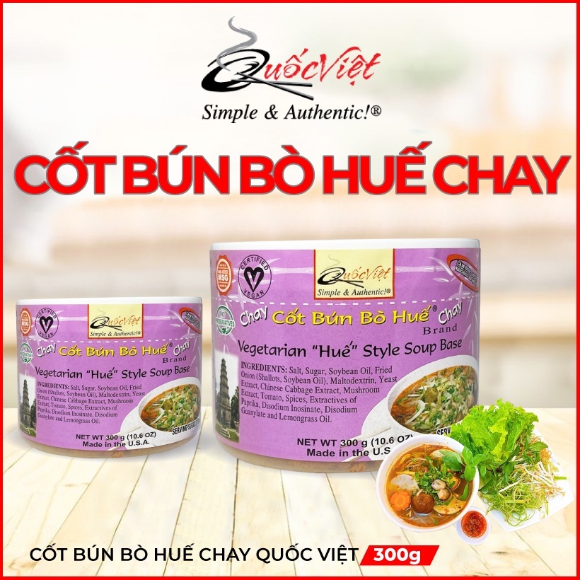 Cốt Bún Bò Huế Chay Brand – Vegetarian “Hue” Style Soup Base