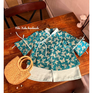 Pháp phục đôi Nhã Tịnh Mẹ&bé gái (Nhà Xuka handmade)