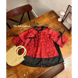Pháp phục đôi Nhã Tịnh Mẹ&bé gái (Nhà Xuka handmade)