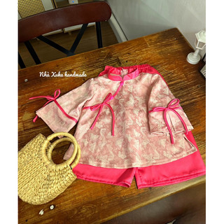 Pháp phục đôi Nhã Tịnh Mẹ&bé gái (Nhà Xuka handmade)