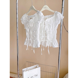 miitee top - croptop nơ lưng cột nơ ( ảnh thật sàn)