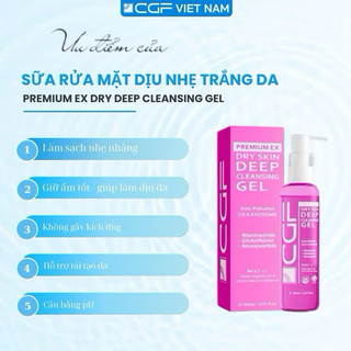  Sữa Rửa Mặt Dịu Nhẹ Trắng Da CGF Hàn Quốc 150ml - Ngăn Ngừa Lão Hóa Trắng Mịn Tự Nhiên 