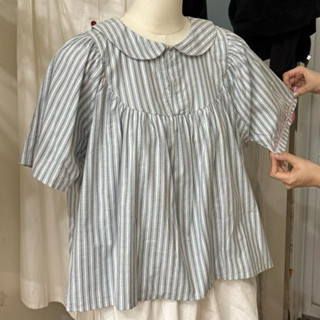 DOB - Áo babydoll cổ bèo form rộng Nino