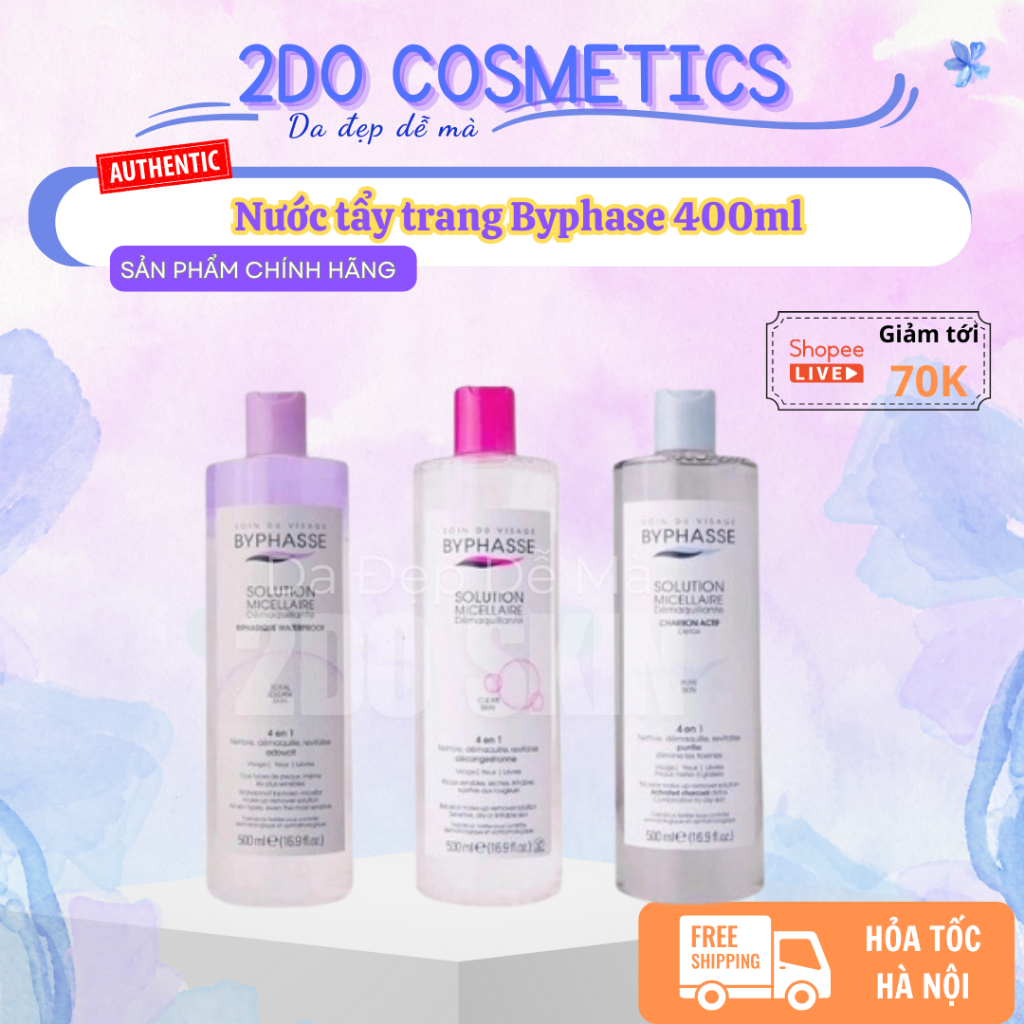 Nước tẩy trang sạch sâu BYPHASSE 500ml