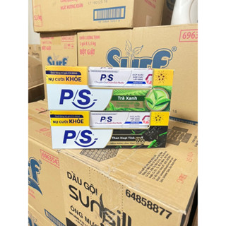 Kem đánh răng P/S trà xanh/ than hoạt tính 230g tặng kem 30g