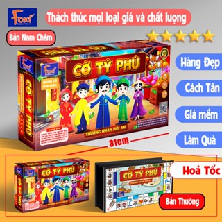 Cờ Tỷ Phú-Tỉ Phú Nam Châm Foxi-Hội An-monopoly-SIZE TO 31-36cm-Đồ Chơi Trí Tuệ Luyện Kinh Doanh