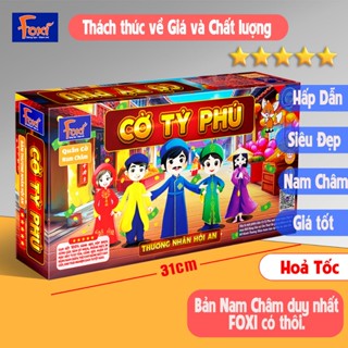 Bộ Cờ Tỷ Phú Foxi-cờ tỉ phú-Thương nhân Hội An-SIZE TO 31cm-Đồ Chơi thông minh-kỹ năng tài chính