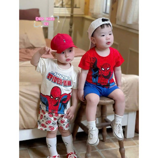 Set 2 bộ cotton bé trai 100-150