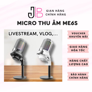 Micro Thu Âm Để Bang ME6S, Mic Livestream, Đàm Thoại Hai Chiều ,Chuyên Dùng Cho Laptop Máy Tính. ( JB STUDIO)