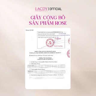 [HÀNG TẶNG KHÔNG BÁN] Nước hoa mini ROSE hương hoa hồng cao cấp (10ml) - Lacdy [Chính Hãng]