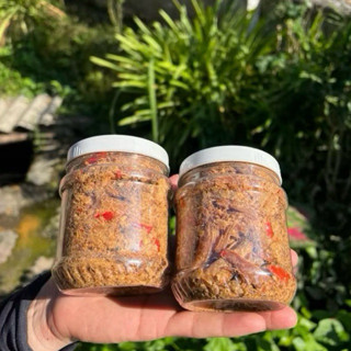 Cá Khô Giã Tỏi Ớt , Cá Nục Nướng Giã Tỏi Ớt Hũ 150G