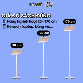 Kệ Để Sách Micofi, Giá Đỡ Kẹp Đựng Đọc Sách Kê Đứng Xoay Để Vở Bảng Vẽ iPad Máy Tính Bảng Bản Nhạc 330° Nâng Hạ