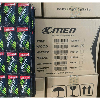 5 Dầu gội XMen wood ,Active, For Boss gói 5g