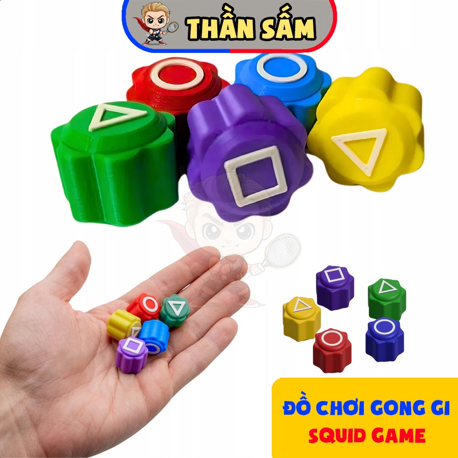 Trò Chơi Gonggi Squid Game Thảy Đá Trò Chơi Con Mực Squid Game Gong Gi Stone Stones Đồ Chơi Trẻ Em