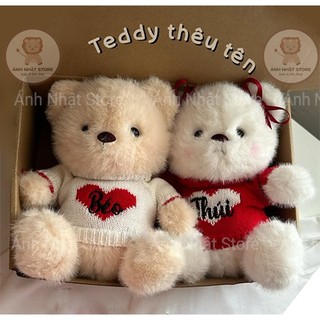   Qùa Tặng Ý NGhĩa   Gấu Bông Teddy thêu tên cho bé theo yêu cầu Món quà ý nghĩa dành tặng người thương 8 3 20 10 