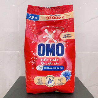 Bột giặt OMO sạch cực nhanh dạng túi đỏ 2,9KG