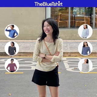  TheBlueTshirt - Áo thun tay dài cổ thuyền phom regular cho nữ - The Lifetime T - Women 