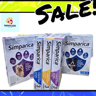Viên Nhai SIMPARICA ZOETIC Diệt Ve,Bọ Chét,Rận Tai,Ghẻ Chó