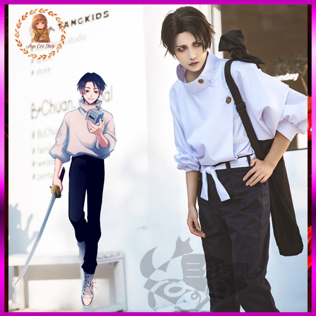 Trang phục cosplay Yuta Okkotsu katana kiếm Jujutsu Kaisen chú thuật hồi chiến