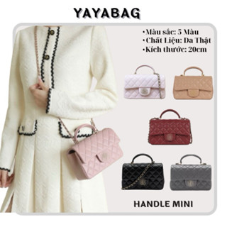 ⛔️[GIÁ TỐT NHẤT] Túi Đeo Chéo CN Flap Handle Mini Da Thật Bản Cao Cấp Nhất - Size20cm