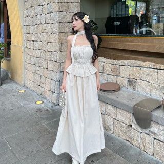 Set Áo Ống Kèm Chân Váy Dáng Dài Tặng Dây Phong Cách Dịu Dàng Nữ Tính LUNA.Clothing First Flower Set