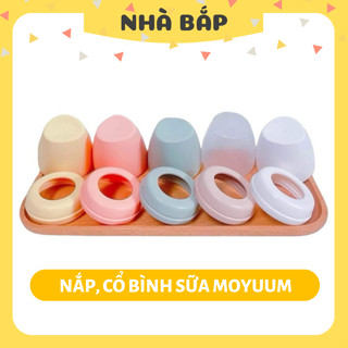 Nắp cổ bình sữa Moyuum, Pigeon, Jubon, nắp bình thay thế các bình sữa cổ rộng - Nhà Bắp Store