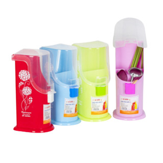  Ống đũa có nắp đựng muỗng đũa gia đình quán ăn an toàn vệ sinh thực phẩm chính hãng Tân Lập Thành 