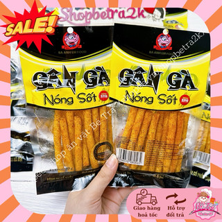(Combo 10 gói) Snack gân gà cay nóng sốt, đồ ăn vặt ngon 3ae