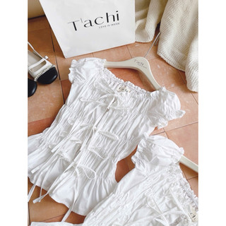 miitee top - croptop nơ lưng cột nơ ( ảnh thật sàn)
