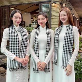 ✅ [Xịn Nhất] Khăn Rằn Nam Bộ 60x160cm  Đẹp - Sang Trọng. Vải Cotton Thô Mềm Mại, Có Tua Rua.