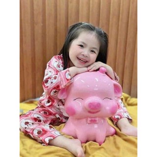 HEO ĐẤT TIẾT KIỆM THIÊN THẦN, LỢN TIẾT KIỆM SIZE ĐẠI, ỐNG HEO HỒNG XINH XẮN, LỢN SỨ HỒNG SIZE LỚN