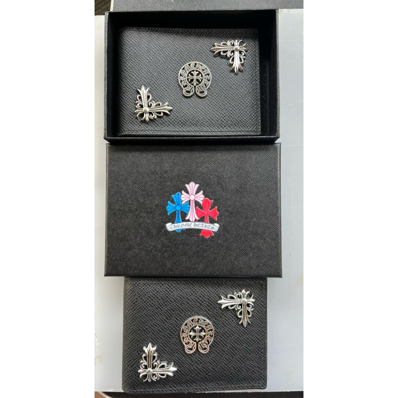 Ví mini Chrome Hearts da thật fullbox
