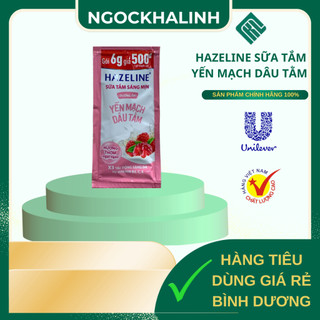  Sữa tắm Hazeline Yến Mạch Dâu Tằm   1 dây 10 gói  