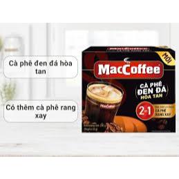 Cà Phê Phố Đen Đá - Maccoffee Đen Đá  (hộp 10 gói x 16g)