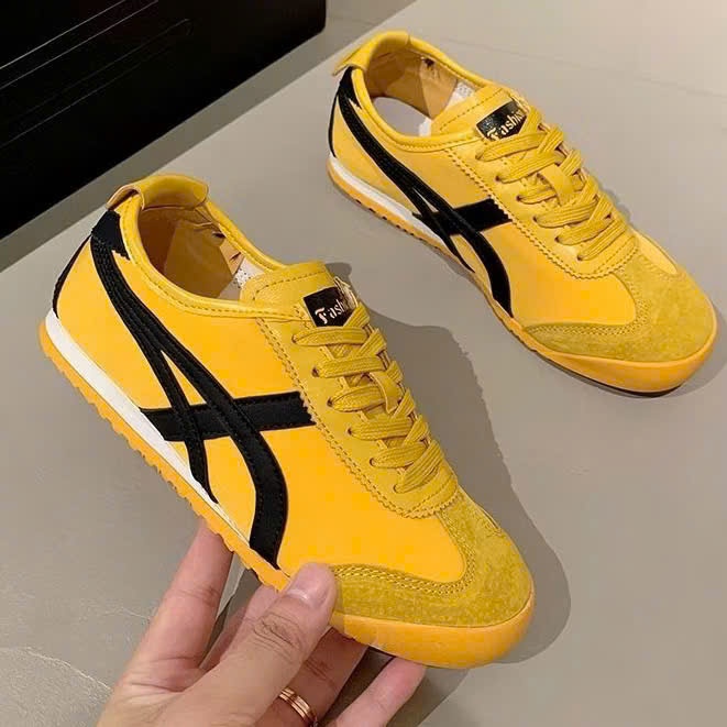 [ Cam Kết Chính Hãng ] Giày thể thao Tiger 66 vàng bản cao cấp mới nhất có sẵn Nam, nữ ( kèm box bảo vệ )