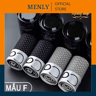 [SHIP HỎA TỐC]Quần sịp nam, combo hộp 4 quần lót đùi nam thông hơi cao cấp