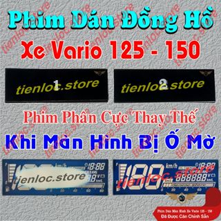Phim Dán Màn Hình Đồng Hồ Xe Vario 125 - 150 - 160 Đã Được Cân Chỉnh Sẵn Cho Độ Chính Xác Cao