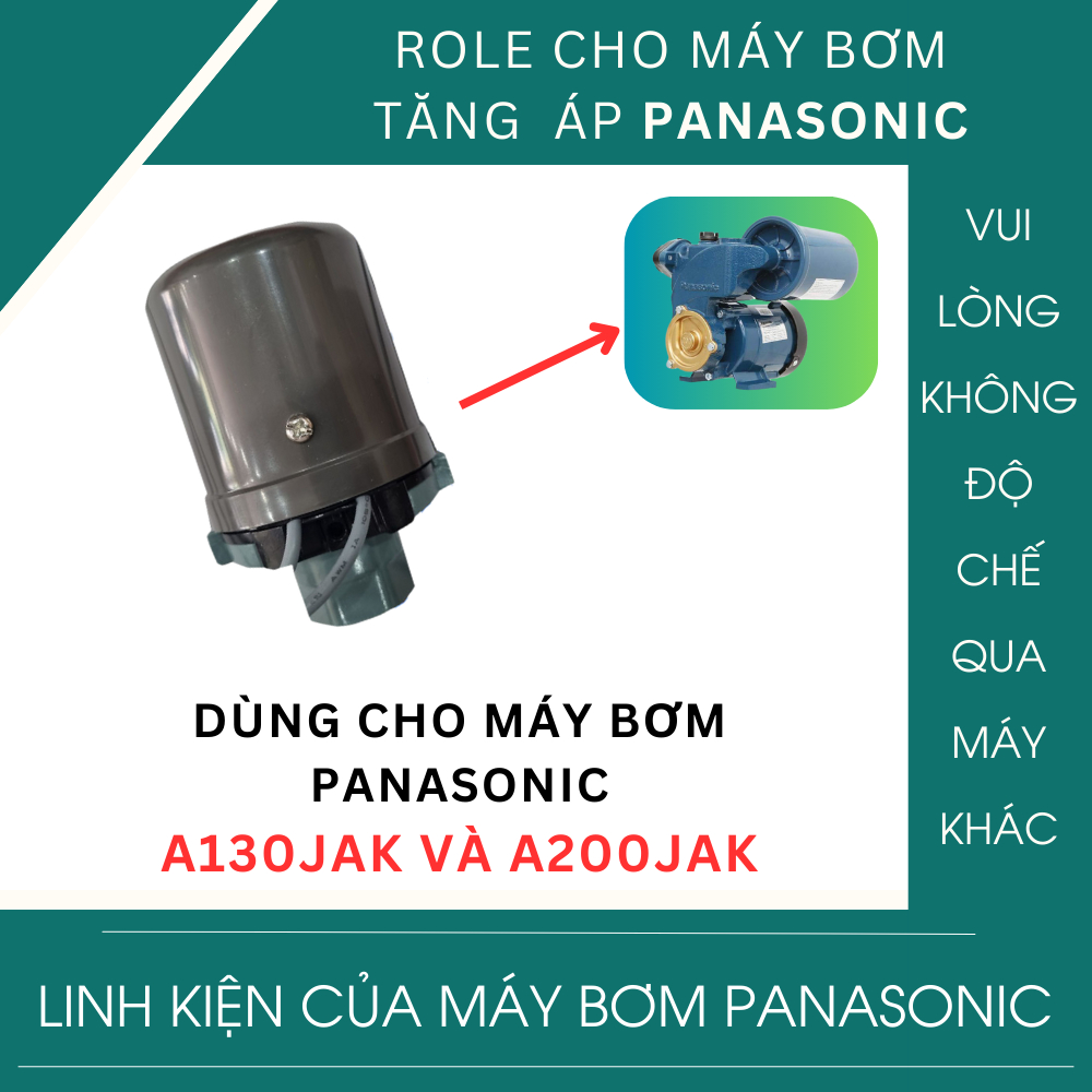 [HÀNG CHÍNH HÃNG] Role cho máy bơm tăng áp PANASONIC 125W & 200W
