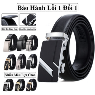 Thắt Lưng Nam Siêu Sale 99K Da Mềm Cao Cấp Vicenzo Khóa Hợp Kim Tự Động Ko Rỉ Bh Lỗi 1 Đổi 1 Dây Nịt Da Nam Có Hộp