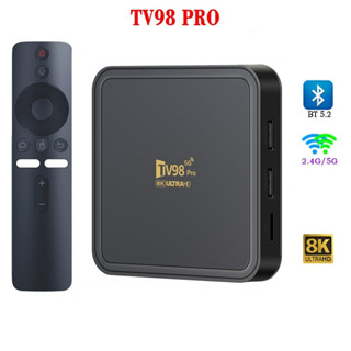 Android TV Box Tv98 Pro 8K Crack  ATV 14 Giọng Nói Tiếng Việt 300 Kênh + Youtube Miễn Phí Trọn Đời