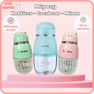 Máy Xay Hattiecs 6 Lưỡi, Máy Xay Đa Năng 0.3L Xay Đồ Ăn Dặm Cho bé Hàng Cao Cấp Tặng Kèm Quà