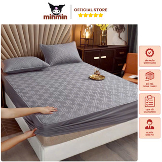  Bộ ga gối phi lụa trần bông chất liệu thoáng mát thấm hút mồ hôi tốt Bộ 3 món ga giường bọc đệm phi lụa cho mùa hè 