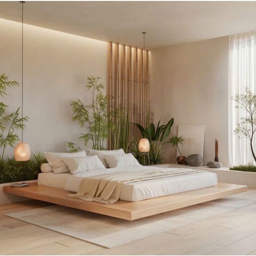 Giường Bay Gỗ MDF – Thiết Kế Hiện Đại, Tối Giản Không Có Đầu Giường | BigBuy360 - bigbuy360.vn