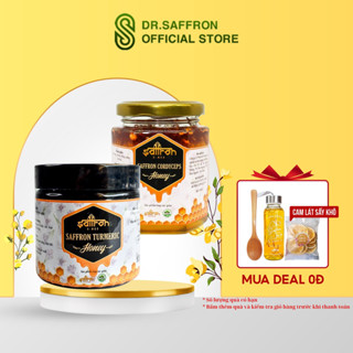  Combo mật ong ngâm saffron Thương hiệu Saffron Việt Nam giữa đông trùng hạ thảo và tinh bột nghệ 
