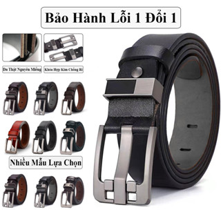 Thắt Lưng Nam Cao Cấp Da Bò Nguyên Tấm, Dây Nịt Thắt Lưng Nam Da Thật Vicenzo Khóa Kim Cổ Điển Có Bảo Hành Lỗi 1 Đổi 1.