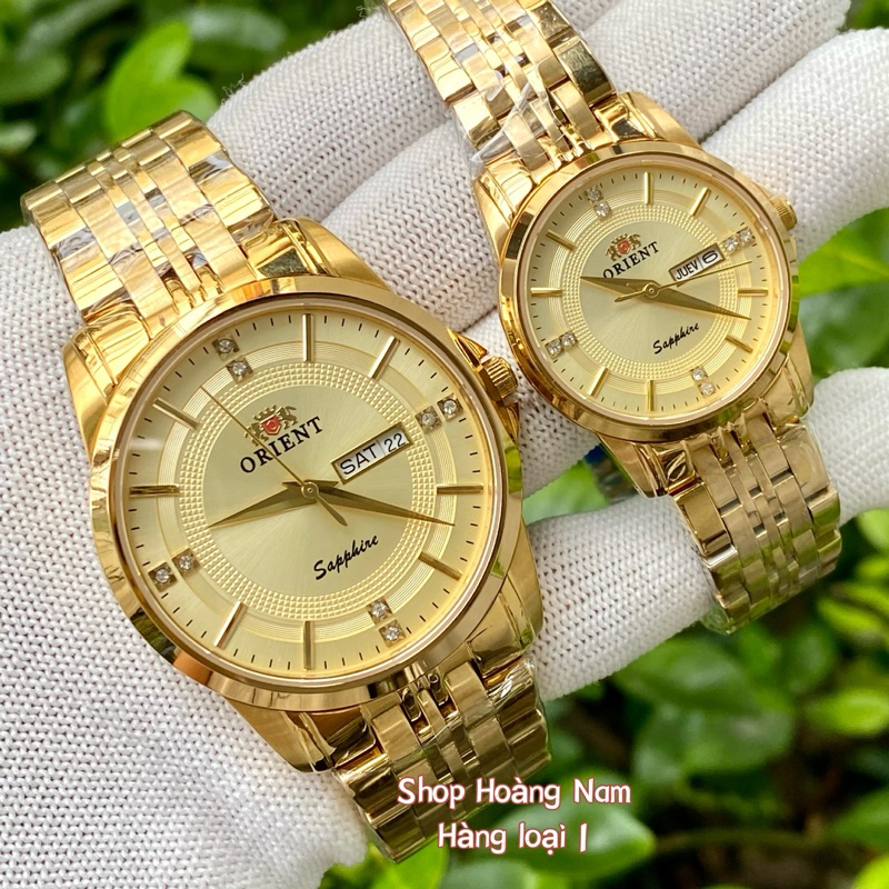 Đồng Hồ cặp đôi thời trang Nam Nữ O.R . Vỏ thép đúc chống rỉ . Máy pin Nhật . Chống nước 3ATM