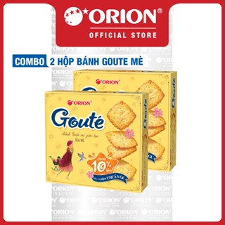 Combo 2 Hộp Bánh Orion Goute 8P Mè (316.8g/hộp)